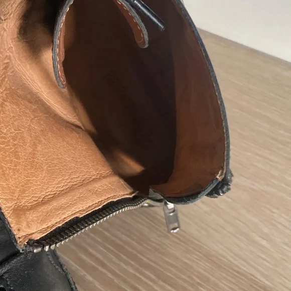 Madewell Citywalk Lugsole Lace-up Boots, Black Leather - Picture 8 of 12